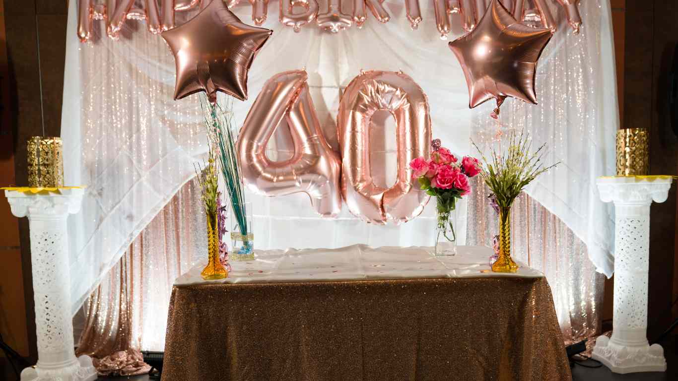 40th Birthday Party Ideas for Adults
