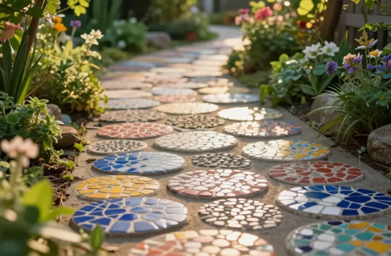 How to Create Outdoor Mosaic Stepping Stones You’Ll Love