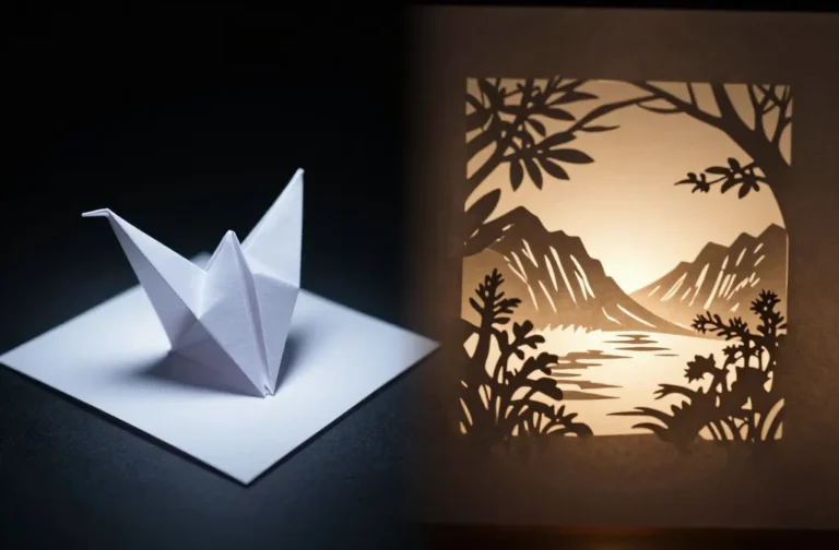 Origami Vs Paper Cutting: Siblings of the Paper World