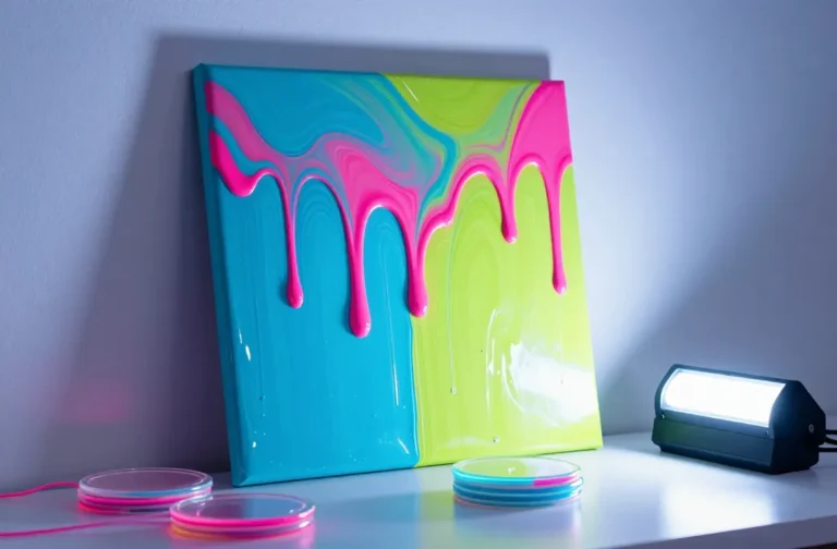 13 Vibrant Neon Craft Ideas Painting Aesthetic Projects That Pop