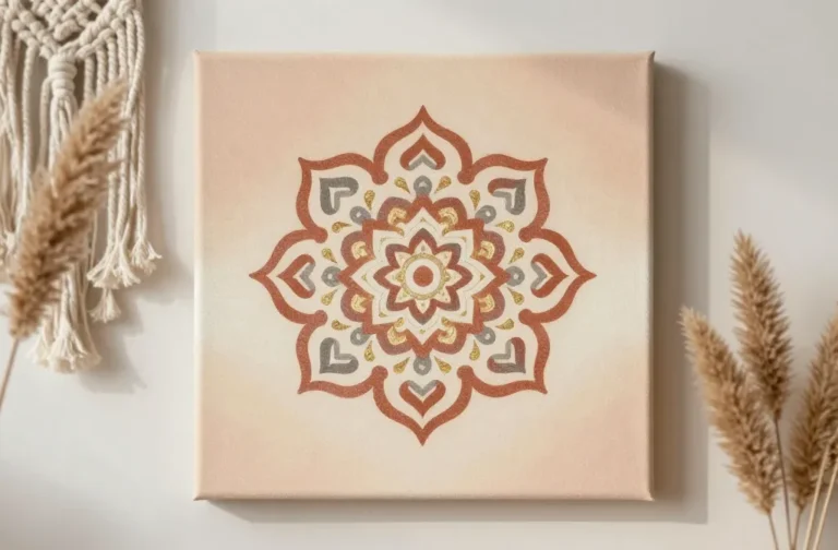 11 Boho Craft Ideas Painting on Canvas You’Ll Love