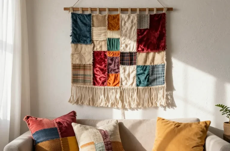 Crafty 16 Scrap Fabric Room Decor Craft Ideas for Wow-Worthy Walls