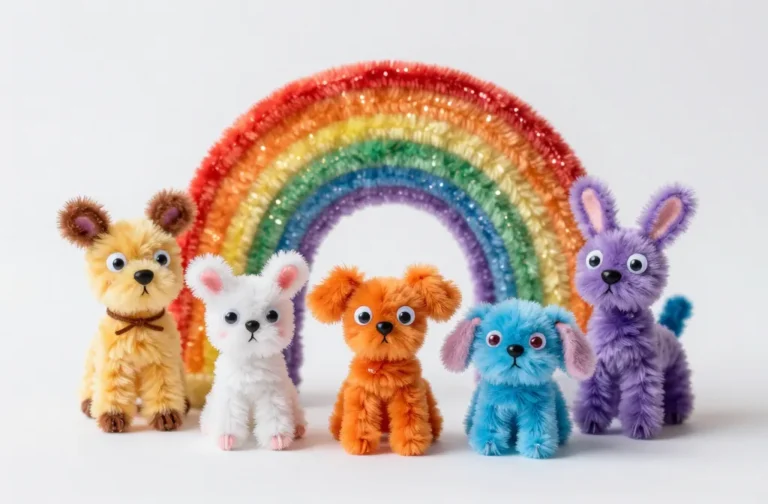 How to Make Pipe Cleaner Animals Step by Step