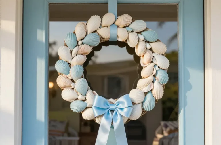 9 summer seashell crafts wreaths for front door