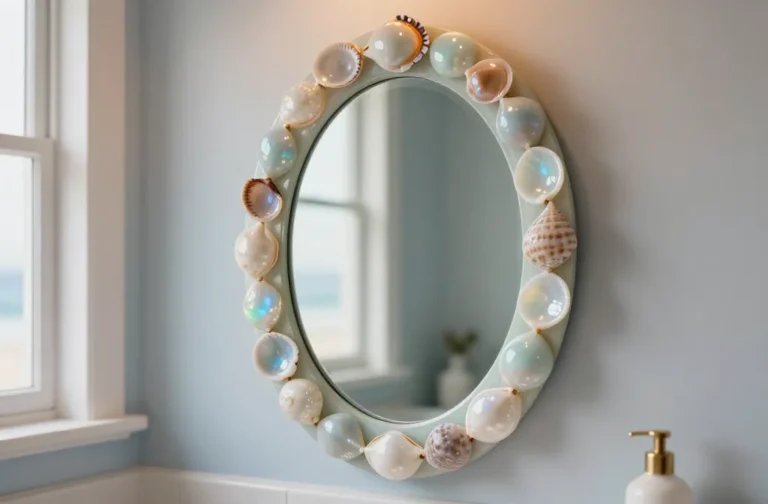 9 DIY seashell crafts mirror frames