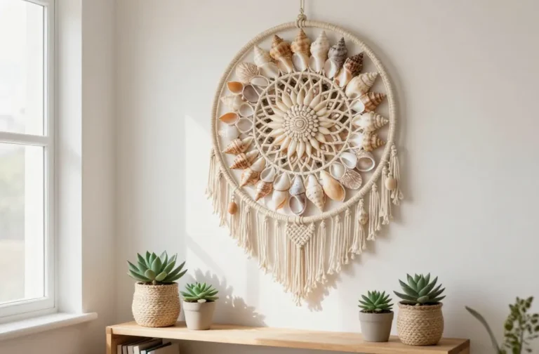 7 boho seashell crafts for apartments