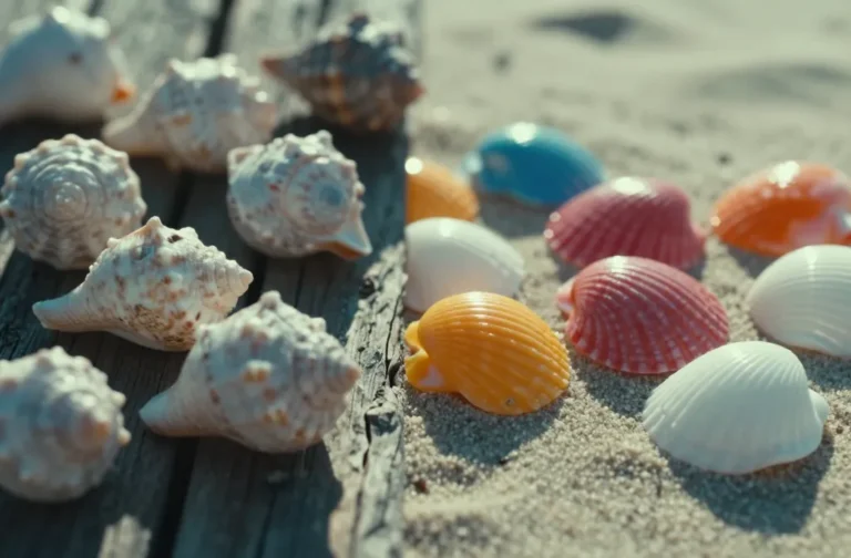 fake vs real seashell crafts supplies