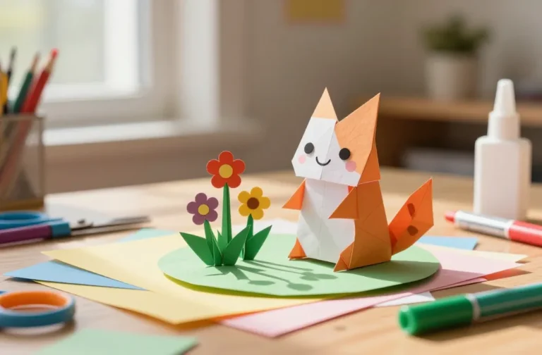 How to make easy paper whimsical crafts