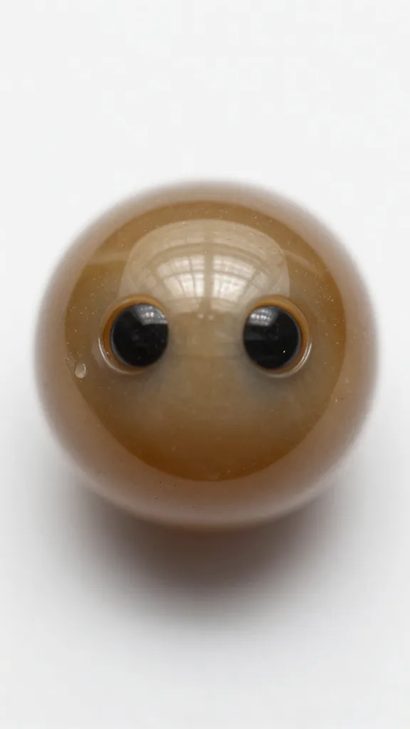 Macro shot of glossy resin glaze on a single charm face