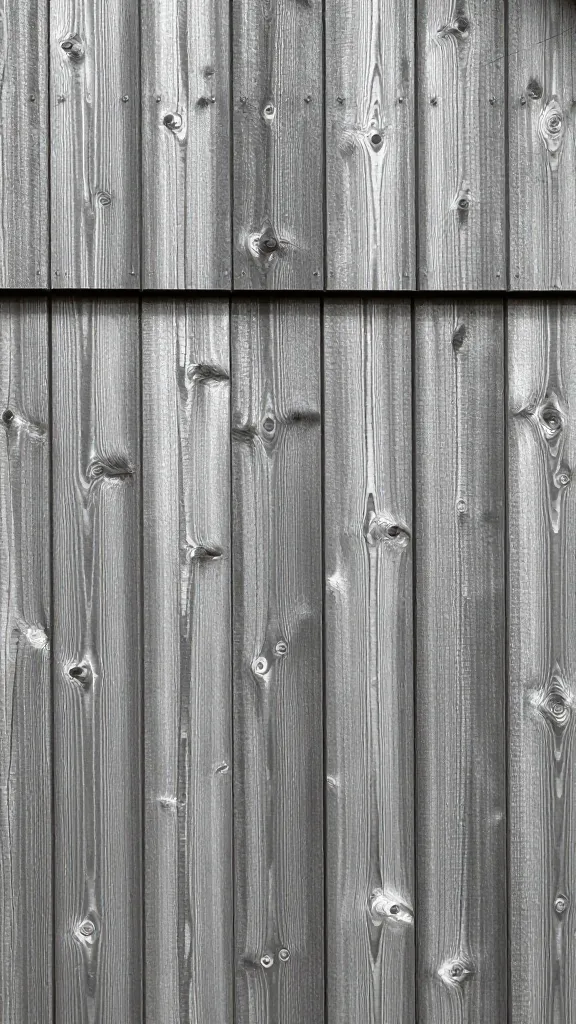 Closeup of modular barn wall texture with weathered wood planks