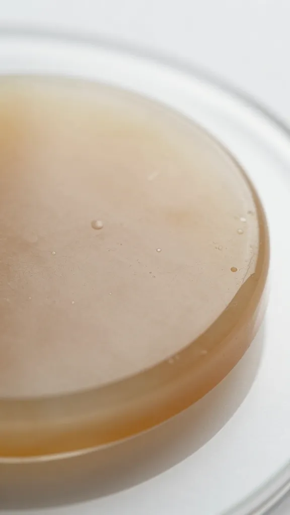 macro shot of glossy resin coaster surface on clear tabletop