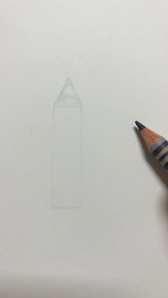 Closeup of a child’s crayon shading on a single sheet of paper