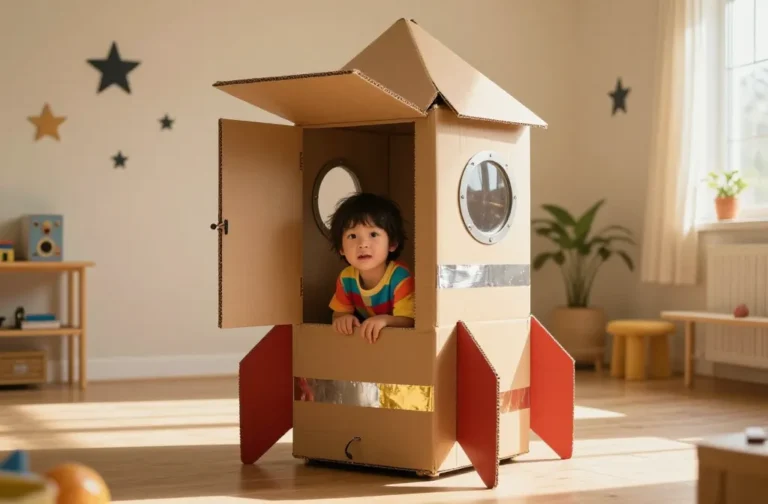 7 Creative Cardboard Box DIY Kids Activities (Recycled Fun)