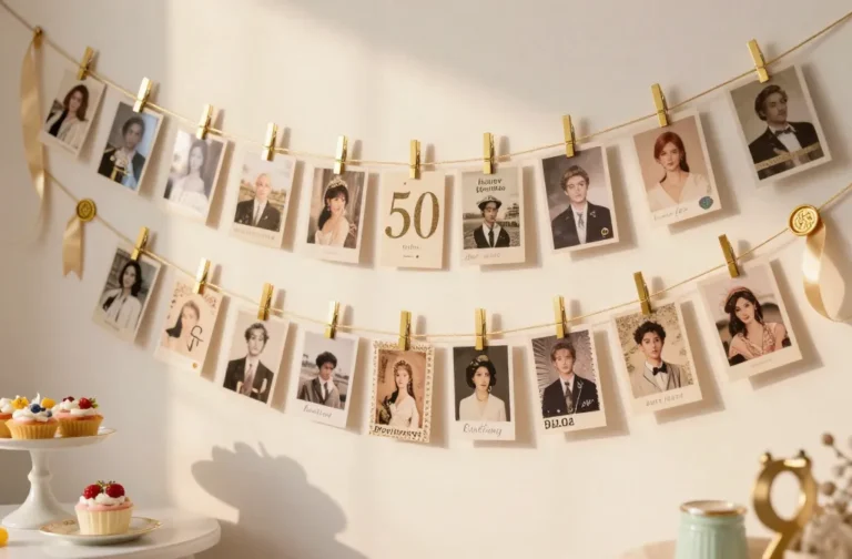 5 Memorable 50th Birthday Craft & Decor Ideas