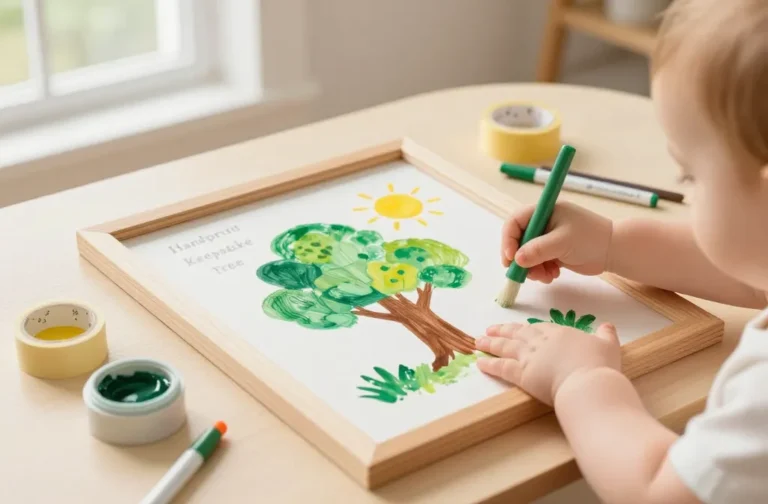 6 Easy Baby Craft Activities for 6-12 Months (Cute Keepsakes!)